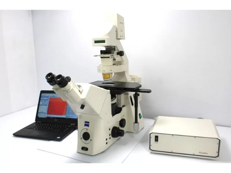 Zeiss Axiovert 200m Inverted Fluorescence Microscope (New Filters) Pred Observer 7
