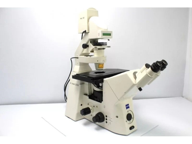 Zeiss Axiovert 200m Inverted Fluorescence Phase Contrast Microscope (New Filters)