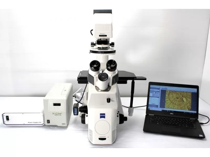Zeiss AXIO Observer Z1 Inverted Fluorescence Motorized Microscope (New Filters) Pred Observer 7