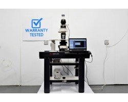 Nikon FN1 Fluorescence Water Immersion Capable Microscope w/ Sutter Fixed Stage suitable for Electrophysiology Rig