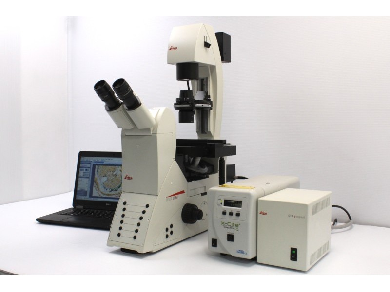 Leica DMi8 Inverted LED Fluorescence Encoded Microscope (New Filters)