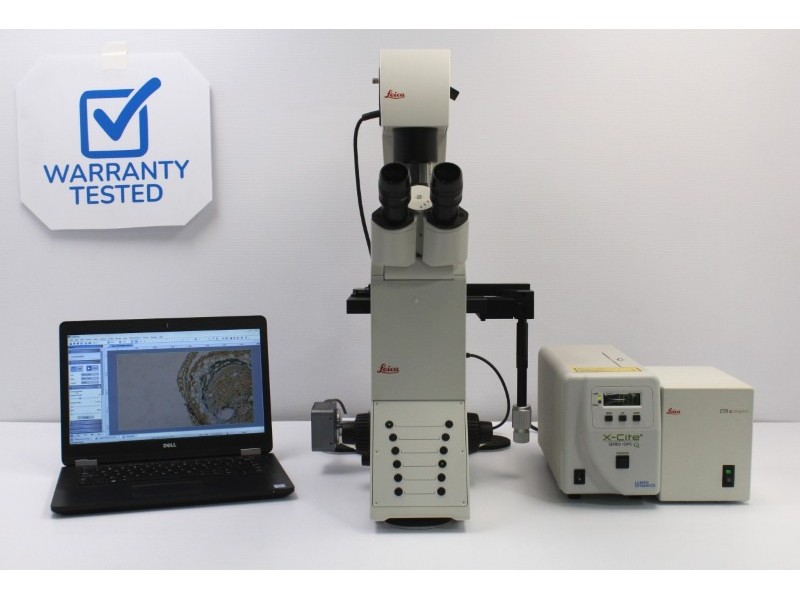 Leica DMi8 Inverted LED Fluorescence Encoded Microscope (New Filters)