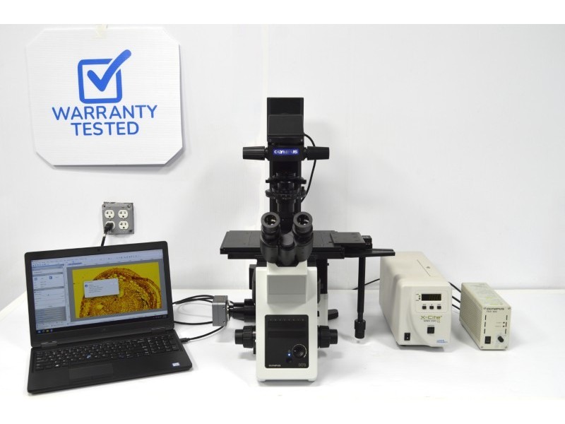 Olympus IX73 Fluorescence Inverted Microscope (New Filters)
