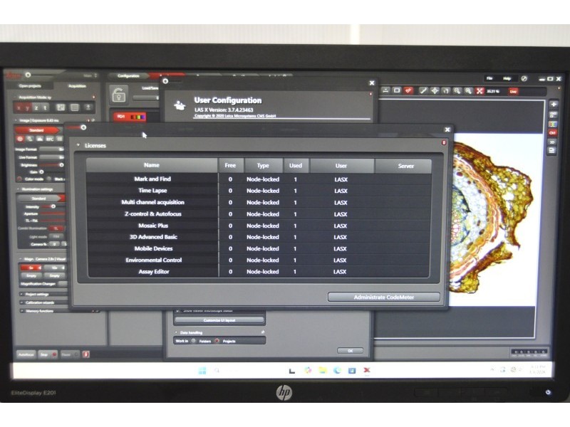 Leica DMi8 Inverted LED Fluorescence Motorized Microscope w/ Adaptive Focus Control (New Filters)