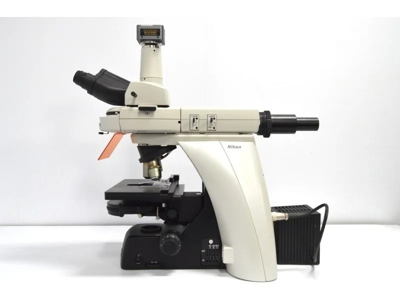 Nikon Eclipse Ni-U Upright Fluorescence Phase Contrast Microscope with Motorized Stage (New Filters)