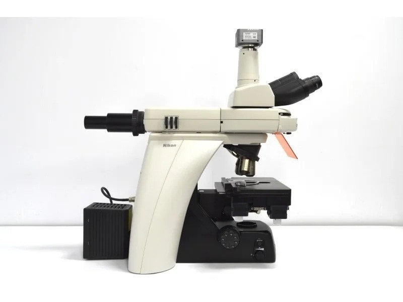 Nikon Eclipse Ni-U Upright Fluorescence Phase Contrast Microscope with Motorized Stage (New Filters)