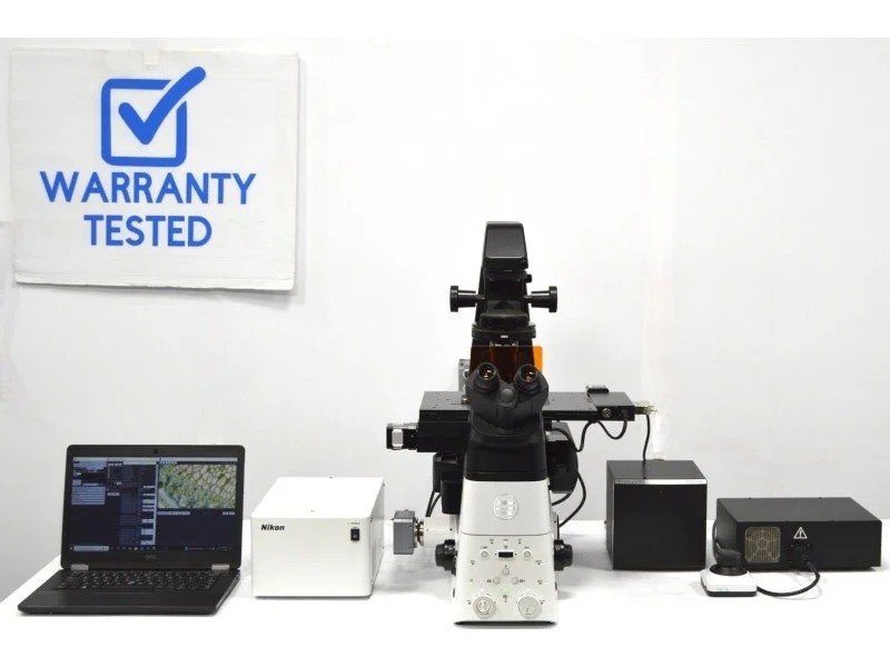 Nikon Eclipse Ti2-E PFS Inverted LED Fluorescence Motorized Microscope (New Filters and Perfect Focus System)